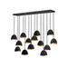 Hinkley H35909SHB Shell Black Linear Pendant