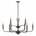 Hinkley H3599OZ Oil Rubbed Bronze Mid Sized Chandelier