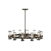 Hinkley H38109BX Black Oxide Mid Sized Chandelier