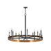 Hinkley H3865WA Weathered Brass Mid Sized Chandelier