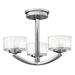 Hinkley H3871CM Chrome Semi Flush Mount Ceiling Light