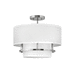 Hinkley H38893PN Polished Nickel Semi Flush Mount Ceiling Light