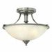 Hinkley HIN4021AN Antique Nickel Semi Flush Mount Ceiling Light