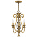 Hinkley H4103BB Burnished Brass Mini Chandelier