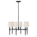 Hinkley H4466BK Black Mid Sized Chandelier