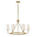 Hinkley H45006HB Hertiage Brass Mid Sized Chandelier