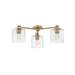 Hinkley H4514HB Heritage Brass Semi Flush Mount Ceiling Light