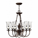 Hinkley H4626FB Forum Bronze Mid Sized Chandelier