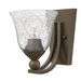 Hinkley H4650OBCL Olde Bronze / Clear 1 Bulb Wall Sconce