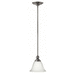 Hinkley H4667BNGU24 Brushed Nickel / Opal Mini Pendant