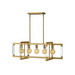 Hinkley H4686LCB Lacquered Brass Linear Pendant