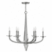 Hinkley H4756PN Polished Nickel Mid Sized Chandelier