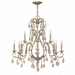 Hinkley H4778SL Silver Leaf Large Foyer Chandelier