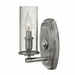 Hinkley H4780PL Polished Antique Nickel 1 Bulb Wall Sconce