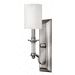 Hinkley H4790BN Brushed Nickel 1 Bulb Wall Sconce