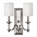 Hinkley H4792BN Brushed Nickel Multi Bulb Wall Sconce