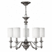 Hinkley H4795BN Brushed Nickel Mid Sized Chandelier