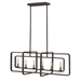 Hinkley H4815DZ Aged Zinc Linear Pendant