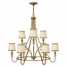 Hinkley H4878BR Brushed Bronze Large Foyer Chandelier