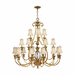 Hinkley H4889BB Burnished Brass Large Foyer Chandelier