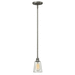 Hinkley H4937PL Polished Antique Nickel Mini Pendant