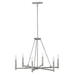 Hinkley H4985PN Polished Nickel Mid Sized Chandelier