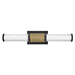 Hinkley H50062BKLCB Black / Lacquered Brass 2 Bulb Bathroom Light