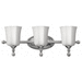 Hinkley H5013CM Chrome 3 Bulb Bathroom Light