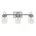 Hinkley H5063PN Polished Nickel 3 Bulb Bathroom Light