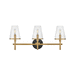 Hinkley H51083HB Heritage Brass 3 Bulb Bathroom Light