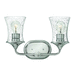 Hinkley H51802PN Polished Nickel 2 Bulb Bathroom Light