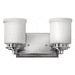 Hinkley H5192CM Chrome 2 Bulb Bathroom Light