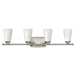 Hinkley H53014PN Polished Nickel 4 or more Bulb Bathroom Light