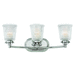 Hinkley H5353PN Polished Nickel 3 Bulb Bathroom Light