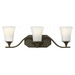 Hinkley H5363OB Olde Bronze 3 Bulb Bathroom Light