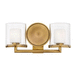 Hinkley H5492HBLL Heritage Brass 2 Bulb Bathroom Light