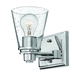 Hinkley H5550CMCL Chrome 1 Bulb Wall Sconce