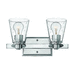 Hinkley H5552CMCL Chrome 2 Bulb Bathroom Light