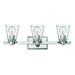 Hinkley H5553CMCL Chrome 3 Bulb Bathroom Light