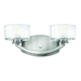 Hinkley H5592BNLED Brushed Nickel 2 Bulb Bathroom Light