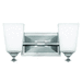 Hinkley H56672PN Polished Nickel 2 Bulb Bathroom Light