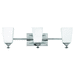 Hinkley H56673PN Polished Nickel 3 Bulb Bathroom Light