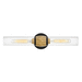 Hinkley H57082BKHB Black / Hertiage Brass 2 Bulb Bathroom Light