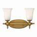 Hinkley H5742BR Brushed Bronze 2 Bulb Bathroom Light