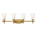Hinkley H5744BR Brushed Bronze 4 or more Bulb Bathroom Light