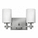 Hinkley H57552BN Brushed Nickel 2 Bulb Bathroom Light