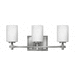 Hinkley H57553BN Brushed Nickel 3 Bulb Bathroom Light