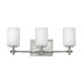 Hinkley H57553PN Polished Nickel 3 Bulb Bathroom Light