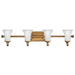 Hinkley H5834BR Brushed Bronze 4 or more Bulb Bathroom Light
