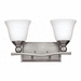 Hinkley H5892BN Brushed Nickel 2 Bulb Bathroom Light